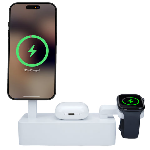 ALLDOCK 3 in 1 - Apple Smartboost - White